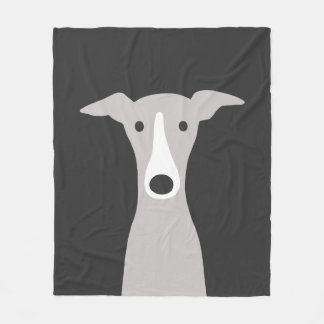 Cobertor De Velo Cão bonito do galgo italiano | Whippet do galgo |