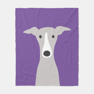 Cobertor De Velo Cão bonito do galgo italiano | Whippet do galgo |