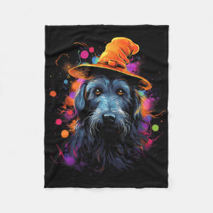 Cobertor De Velo Cão-de-porco irlandês Wolfhound Halloween
