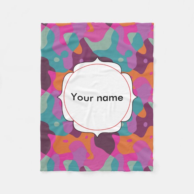 Cobertor De Velo Caos em cores retrorreflectoras (Frente)