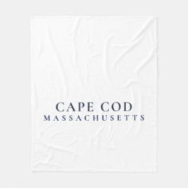 Cobertor De Velo Cape Cod Massachusetts Preppy Coastal Home Style 