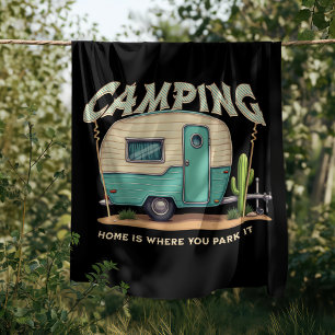 Cobertor De Velo Câper de Vintage e Cotação de Camping