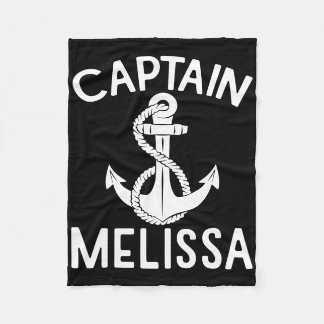 Cobertor De Velo Capitã Melissa Navio Barco Iate Âncora  (Frente)