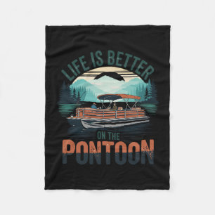 Cobertor De Velo Capitão do Pontão Vintage Férias de Verão no Barco
