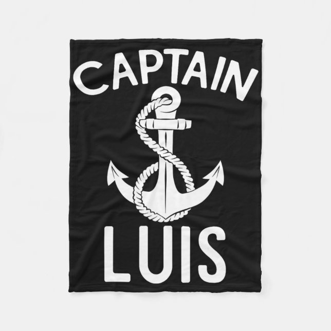 Cobertor De Velo Capitão Luis Barco Iate Navio Âncora  (Frente)