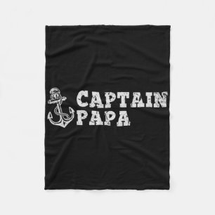 Cobertor De Velo Capitão Papai Navegando Em Barco Vintage Âncora F