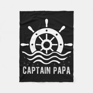 Cobertor De Velo Capitão Papai Navegando no Dia dos Pais Capitão do