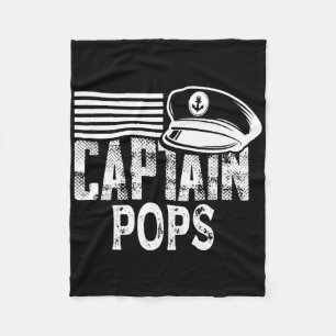 Cobertor De Velo Capitão Pops - Navegando Capitão Chapéu Proprietár