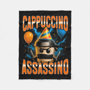 Cobertor De Velo Cappuccino Ino de Aniversário Surreal Italiano Bra