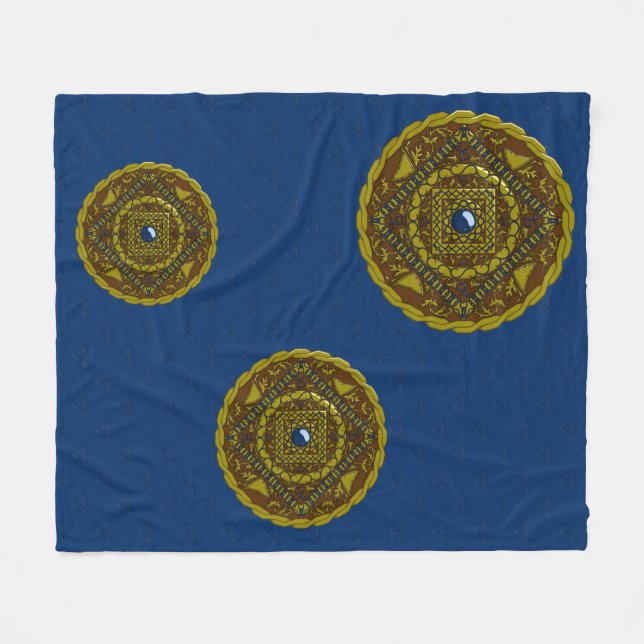 Cobertor De Velo Capricorn Mandala Fleece Blanket (Frente (Horizontal))