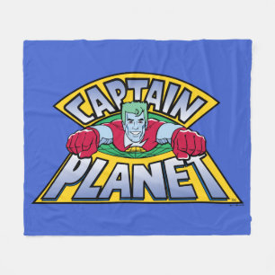 Cobertor De Velo Captain Planet Logo