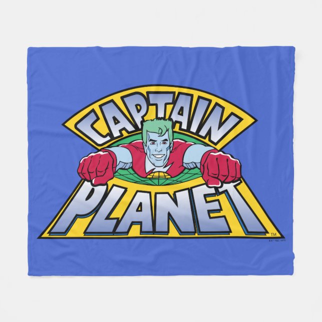 Cobertor De Velo Captain Planet Logo (Frente (Horizontal))