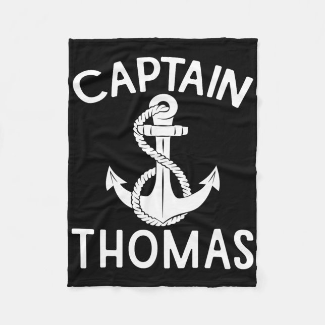 Cobertor De Velo Captain Thomas Anchor Yacht Boating Ship Boat  (Frente)