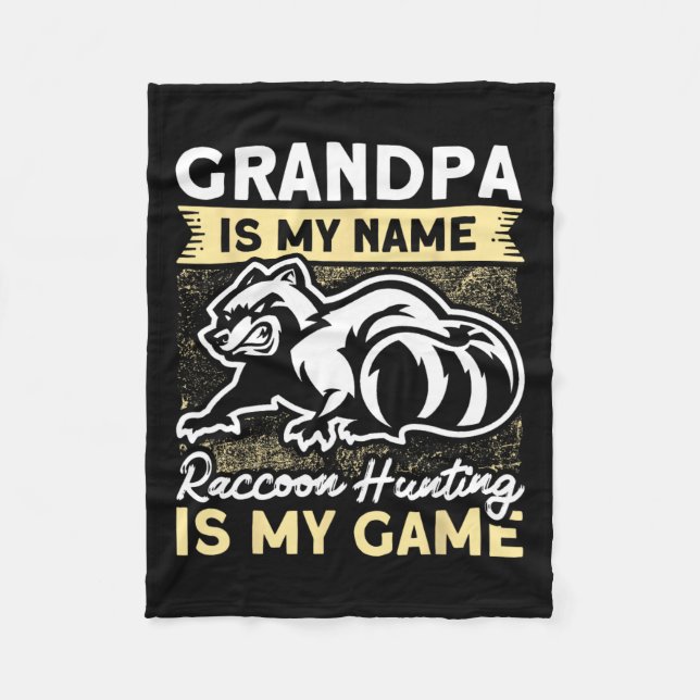 Cobertor De Velo Captura de vovô caçador de guinchos (Frente)