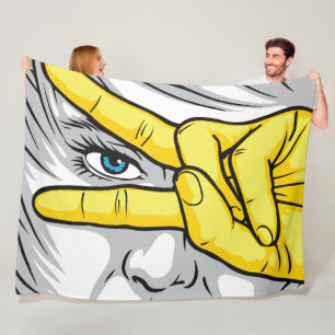 Cobertor De Velo Capturando a beleza através de rostos, mãos e olho