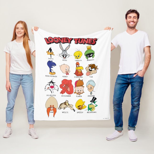 Cobertor De Velo Capturas de cabeça do LOONEY TUNES™ (In Situ)