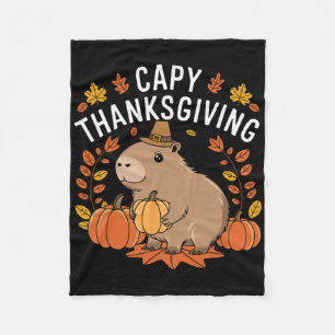 Cobertor De Velo Capy Thankand Funny Capybyra Fall