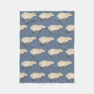 Cobertor De Velo Capybara Fleece Blanket
