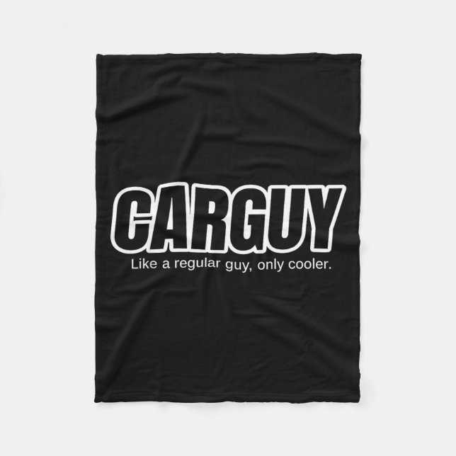 Cobertor De Velo Car Guy Gift - Carguy Like A Regular Guy, Only Coo (Frente)