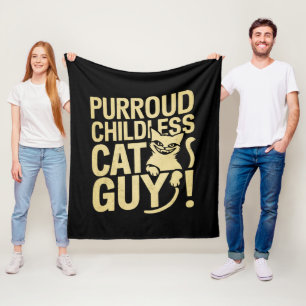 Cobertor De Velo Cara de Gato Sem Filhos Purroud Votando Para Presi