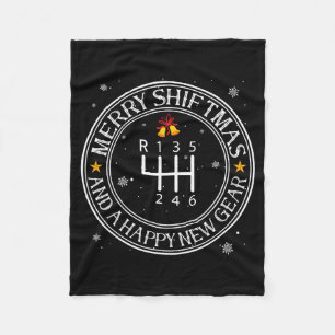 Cobertor De Velo Cara de Shiftmas Cara Engraçada Mecânico Natal Hom