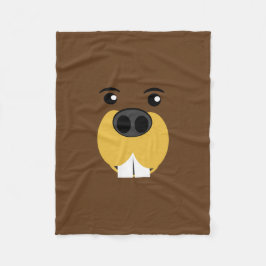 Cobertor De Velo Cara do castor