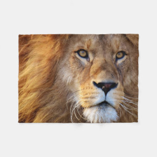 Cobertor De Velo Cara do leão com cobertura da juba