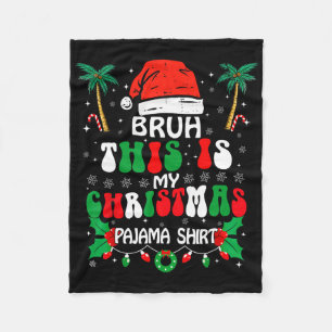 Cobertor De Velo Cara, Essa É Minha Camisa de Pijama de Natal Engra