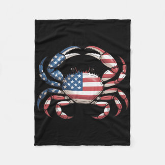 Cobertor De Velo Caranguejo América Nós Bandeira Frutos do Mar