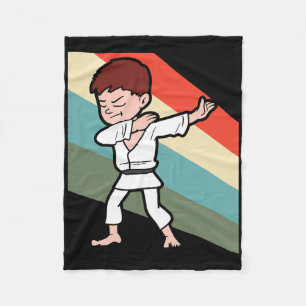Cobertor De Velo Caratê Judô Jujutsu Taekwondo Kickboxing Dabbing D