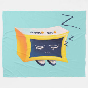 Cobertor De Velo Caráter bonito do despertador do sono de Kawaii