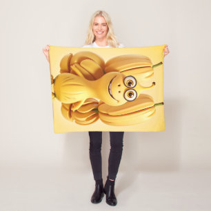 Cobertor De Velo Caráter engraçado da banana