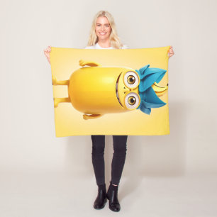 Cobertor De Velo Caráter engraçado da banana