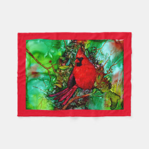 Cobertor De Velo Cardianl na árvore