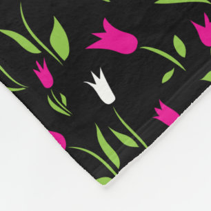 Cobertor De Velo Cargas de Tulipas Coloridas