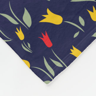 Cobertor De Velo Cargas de Tulipas Coloridas