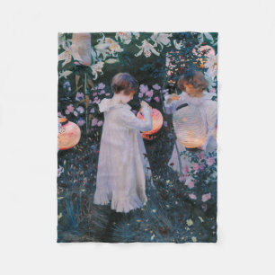 Cobertor De Velo Carnação, Lily, Lily, Rosa (John Singer Sargent)