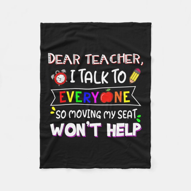 Cobertor De Velo Caro Professor, Falo Com Todos Que Mudam De Lugar, (Frente)