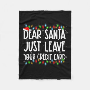 Cobertor De Velo Caros Papais noeis Apenas Deixem Sua Família Xmas