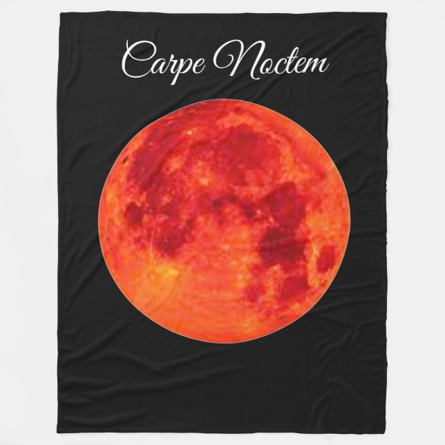 Cobertor De Velo Carpe Noctem Large Fleece Blanket (Frente)
