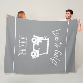 Cobertor De Velo Carrinho de Golfe Live to Golf Monogramado Ultimat