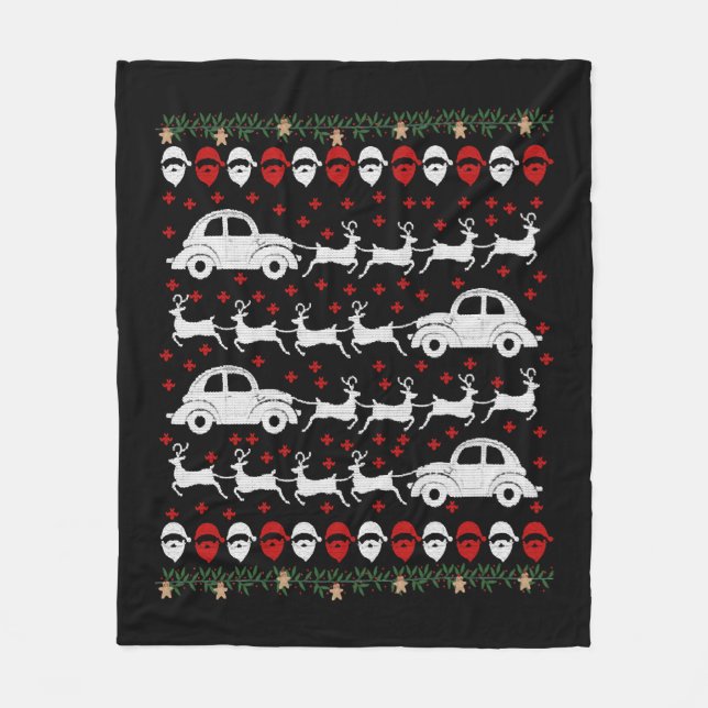 Cobertor De Velo Carro Natal (Frente)