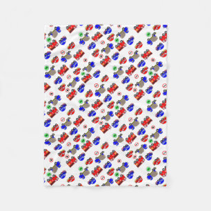 Cobertor De Velo Carros de Brinquedos, Carros, Motores-Fogo, Design