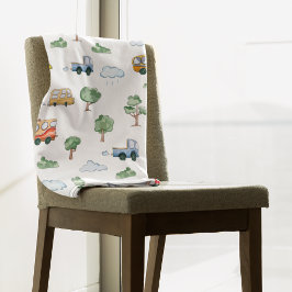 Cobertor De Velo Carros De Cartoon Com Veículos Sem Perfuração