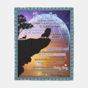 Cobertor De Velo Carta Personalizada Para Meu Filho Incrível