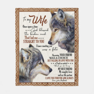 Cobertor De Velo Carta Personalizada Para Minha Mulher De Marido