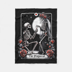 Cobertor De Velo Cartão de Tarot de Proposta Festa de Noivado Noiva