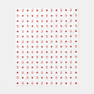 Cobertor De Velo Cartão Moderno do Dia do Namorados da Rainha dos C