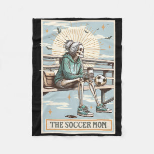 Cobertor De Velo Cartão Tarot de Futebol Mãe Retro Esqueleto de Fut