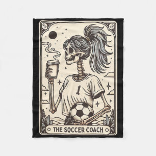 Cobertor De Velo Cartão Tarot Treinador de Futebol Halloween Esquel